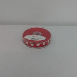 Nastro For Ever 15mm X 20 Mt Rosso Cuori Bianchi