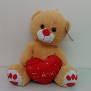 Peluche Orso C/cuore Ti Amo Cm 35