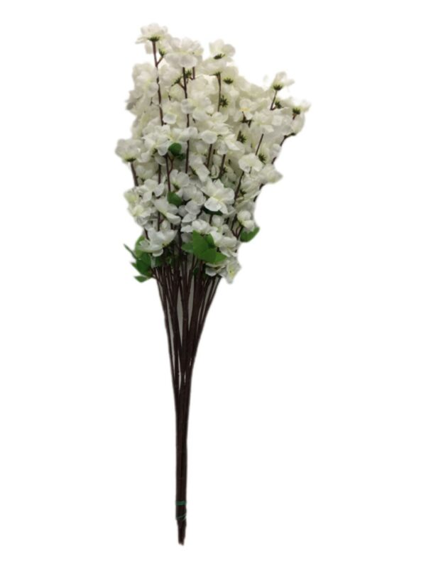 Fiore Pesco Picc. Bianco Cm 63